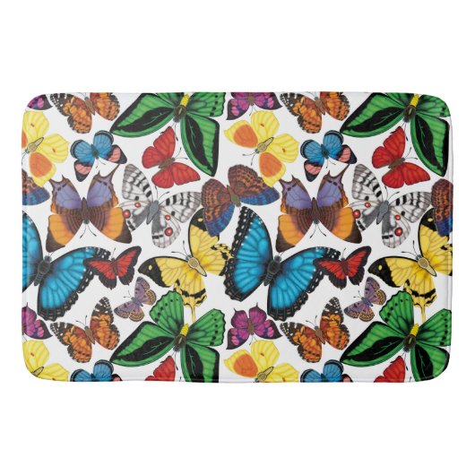 世界の蝶 バスマット (正面)