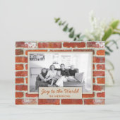 世界の街の赤いれんがの壁写真へ シーズンカード (スタンド正面)