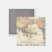 世界の衣服地図スタイル マグネット (正面/裏面)