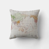 世界の言語を示す地図 クッション (裏面)