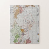 世界の言語を示す地図 ジグソーパズル (縦)