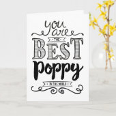 世界の誕生日の最も最高のなケシ カード (黄色い花)