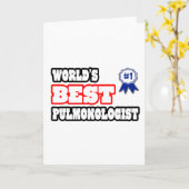 世界の説教医最高の者 カード (黄色い花)