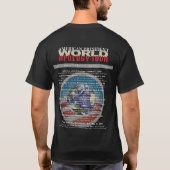 世界の謝罪旅行2009年 Tシャツ (裏面)