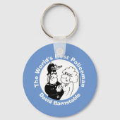 世界の警最高の察か巡査。 キーホルダー (裏面)