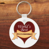世界の警最高の察員 キーホルダー (正面)