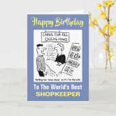 世界の買い物最高の屋 カード (黄色い花)