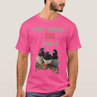 世界の贈り物を取り巻く鳥 Tシャツ