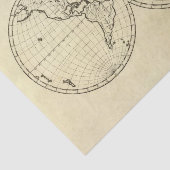 世界の輪郭の倍半球 薄葉紙 (詳細)