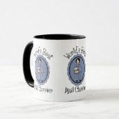 世界の郵便最高の会社女性の贈り物とティー マグカップ (正面左)