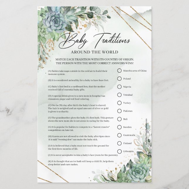 世界の金ゴールドベビーの伝統を守る (正面)