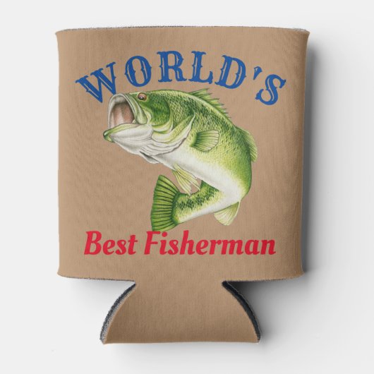 世界の釣最高のり人 缶クーラー (正面)