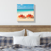 世界の間のカニ – 視界の端 キャンバスプリント (インサイチュ (寝室))