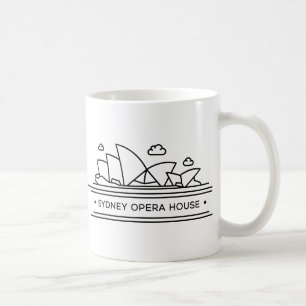 世界の陸標: シドニー・オペラハウス コーヒーマグカップ