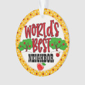 世界の隣人最高のオーナメント オーナメント (正面)