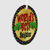 世界の隣人最高のオーナメント オーナメント (正面)