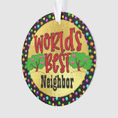 世界の隣人最高のオーナメント オーナメント (正面)