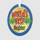 世界の隣人最高のオーナメント オーナメント (正面)