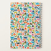 世界の雑誌をパーソナライズされた読む ノートブック (裏面)