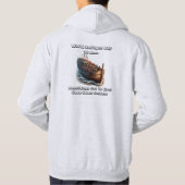 世界の難民の日。敬意を表しなさい。 パーカ (裏面)