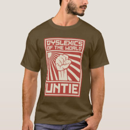 世界の難読症状者は解けます Tシャツ