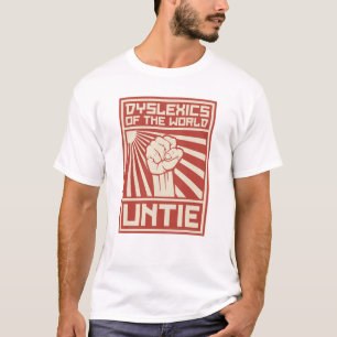 世界の難読症状者は解けます Tシャツ