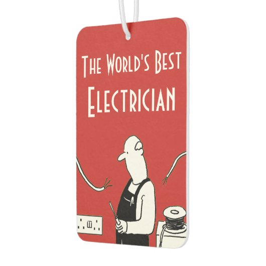 世界の電気工最高の師 カーエアーフレッシュナー (左)