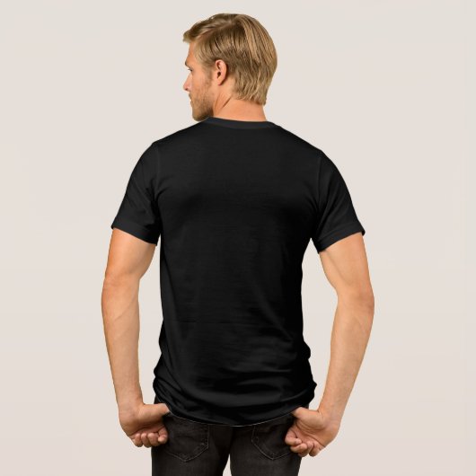 世界の青い自閉症意識のインスピレーションに色を付ける トライブレンドＴシャツ (裏面全面)