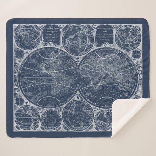 世界の青写真 シェルパブランケット (正面(横))