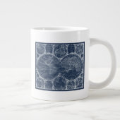 世界の青写真 ジャンボコーヒーマグカップ (右)