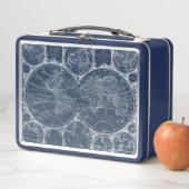 世界の青写真 メタルランチボックス (インサイチュ)