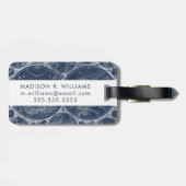 世界の青写真 ラゲッジタグ (裏面横)