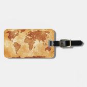世界の非常にクールな地図 ラゲッジタグ (正面横)