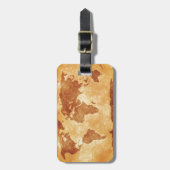 世界の非常にクールな地図 ラゲッジタグ (正面縦)