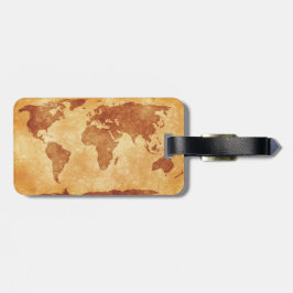 世界の非常にクールな地図 ラゲッジタグ