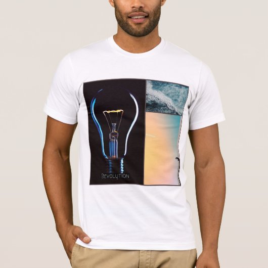世界の革命光 Tシャツ (正面)