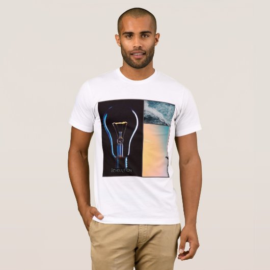 世界の革命光 Tシャツ (正面フル)