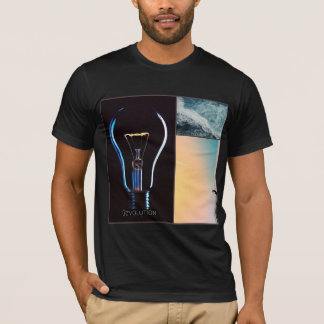 世界の革命的な光/ BLK Tシャツ