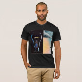世界の革命的な光/ BLK Tシャツ (正面フル)