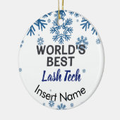 世界の鞭最高の取り技術者 セラミックオーナメント (左)