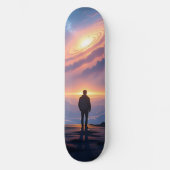 世界の頂で無限に触れる スケートボード (正面)