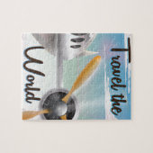 世界の飛行機のクラシックポスターを旅する ジグソーパズル (横)