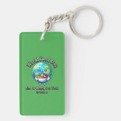 世界の食の日。十月十六日 キーホルダー (裏面)