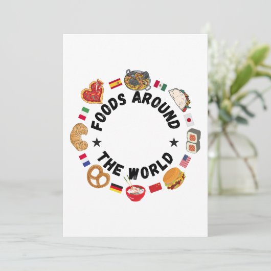 世界の食べ物 招待状 (スタンド正面)