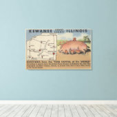 世界の首都からの挨拶 キャンバスプリント (インサイチュ (ウッドフロア))