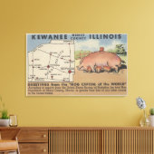 世界の首都からの挨拶 キャンバスプリント (インサイチュ (リビング))