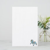世界の馬をトーティング 便箋 (スタンド正面)