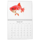 世界の魚 カレンダー (1月 2027)
