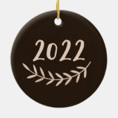 世界の鳩の中でクリスマスの平和を望むもの セラミックオーナメント (裏面)