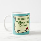 世界の黄色い最高の車の運転手だ。 コーヒーマグカップ (左)